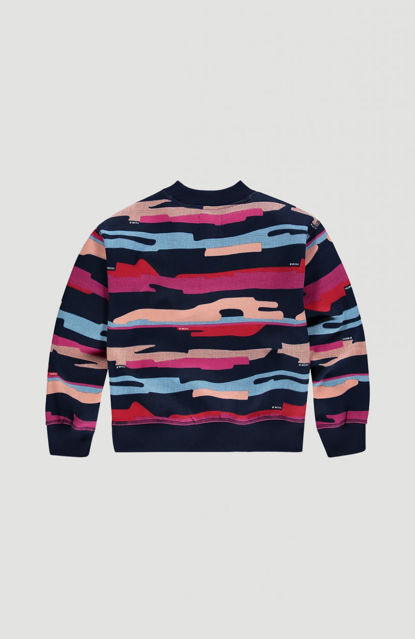 All Over Printed Crew Neck Sweatshirt | Scale
