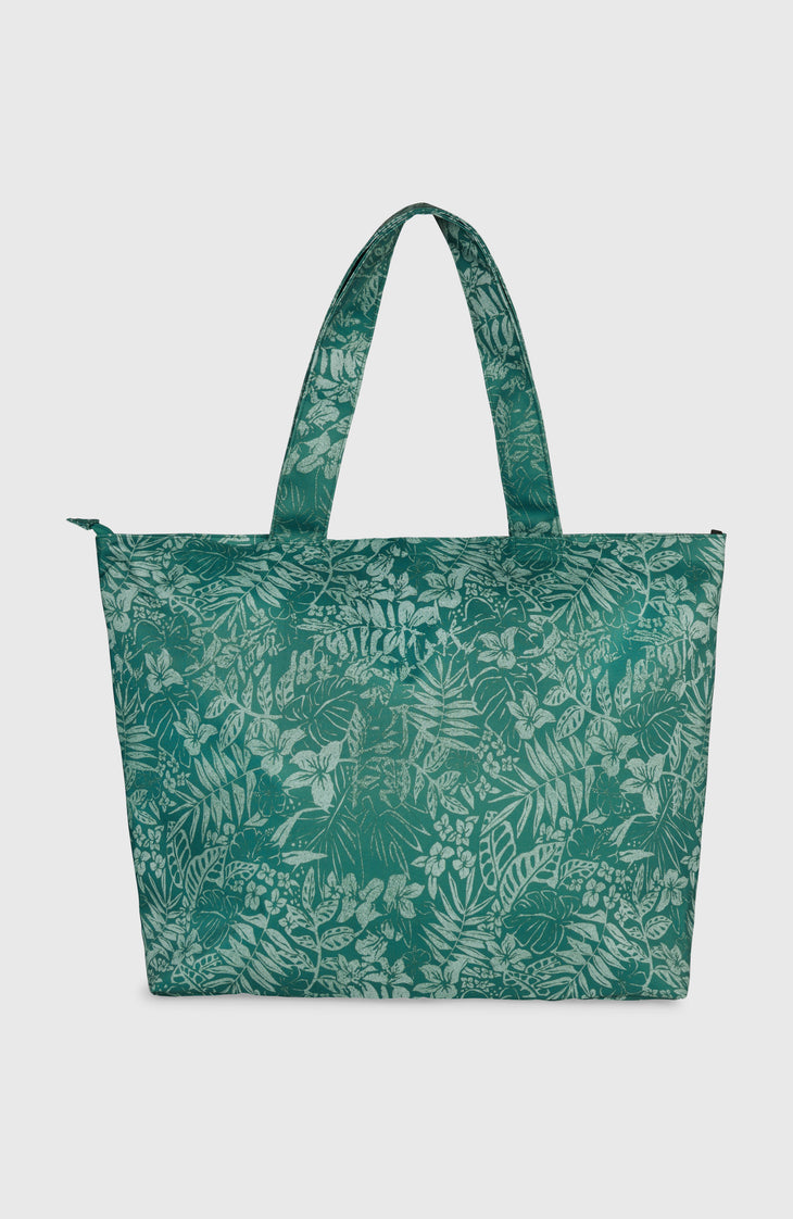 Coastal Print Tote Bag | Green Island Sky