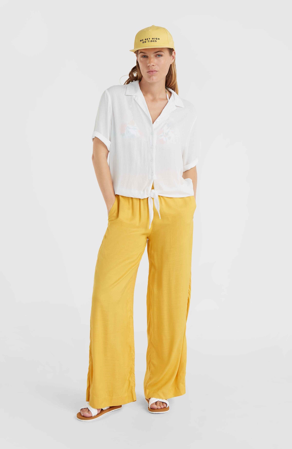 Cali Beach Shirt | Snow White