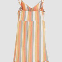 Malu Beach Dress | Orange Multistripe