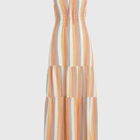 Quorra Maxi Dress | Orange Multistripe