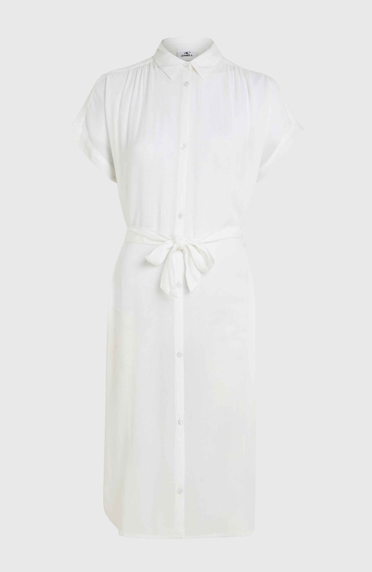 Cali Beach Shirt Dress | Snow White