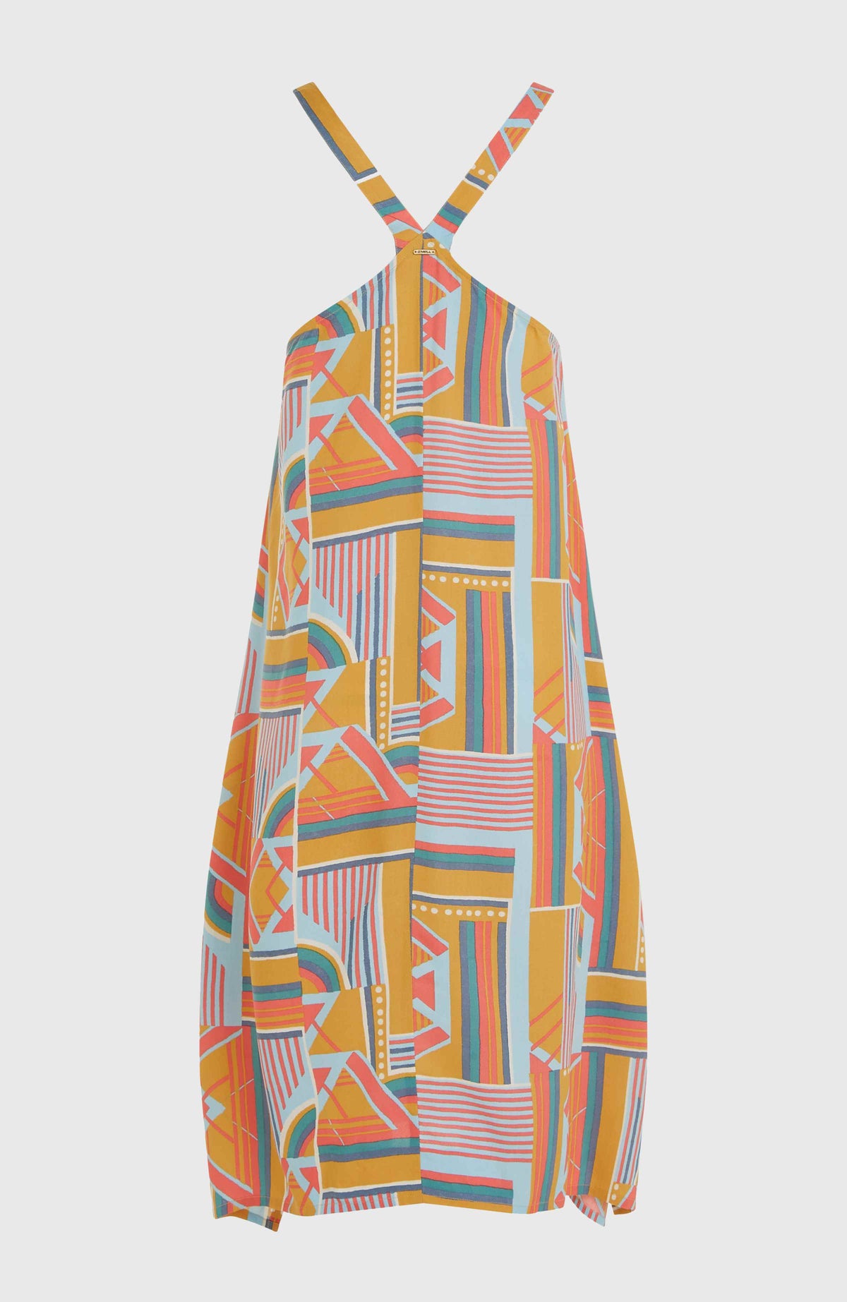 Miranda Women Of The Wave Dress | Yellow Art Geo