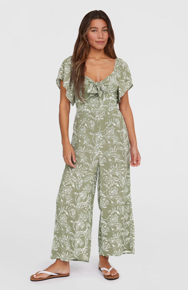 Kesia Jumpsuit | Green Textured Jungle Kesia Jumpsuit | Green Textured Jungle