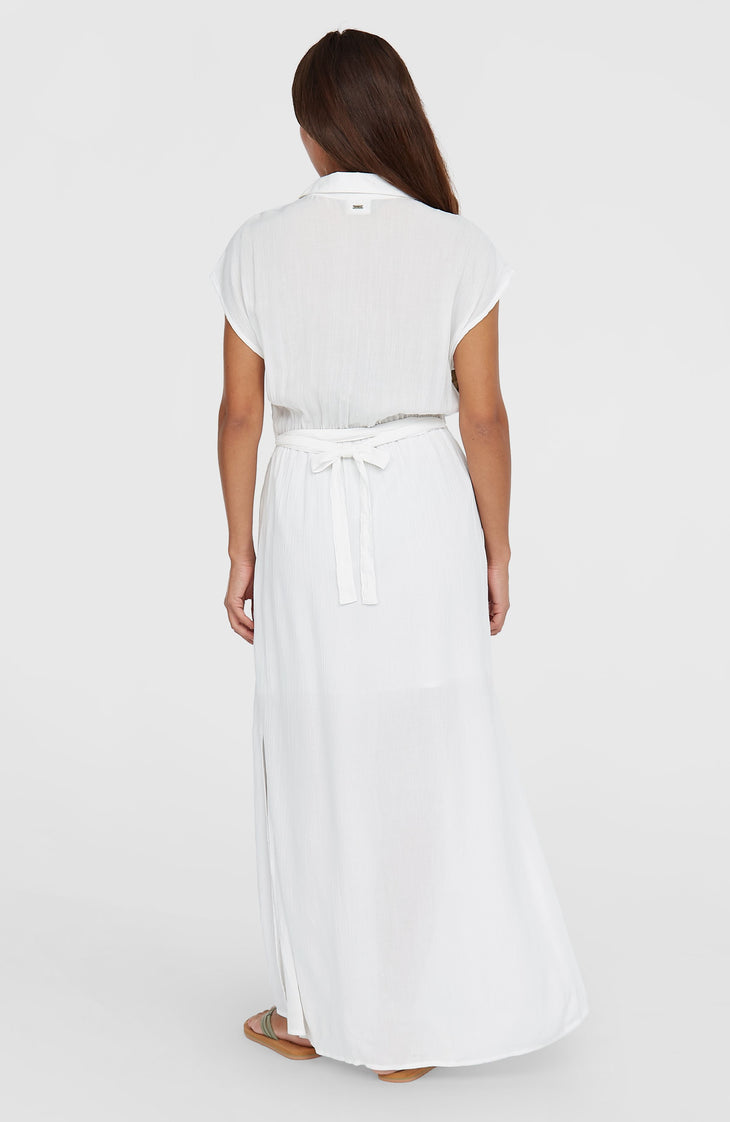 Lori Maxi Shirt Dress | Snow White