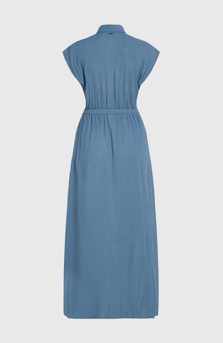 Lori Maxi Shirt Dress | Copen Blue