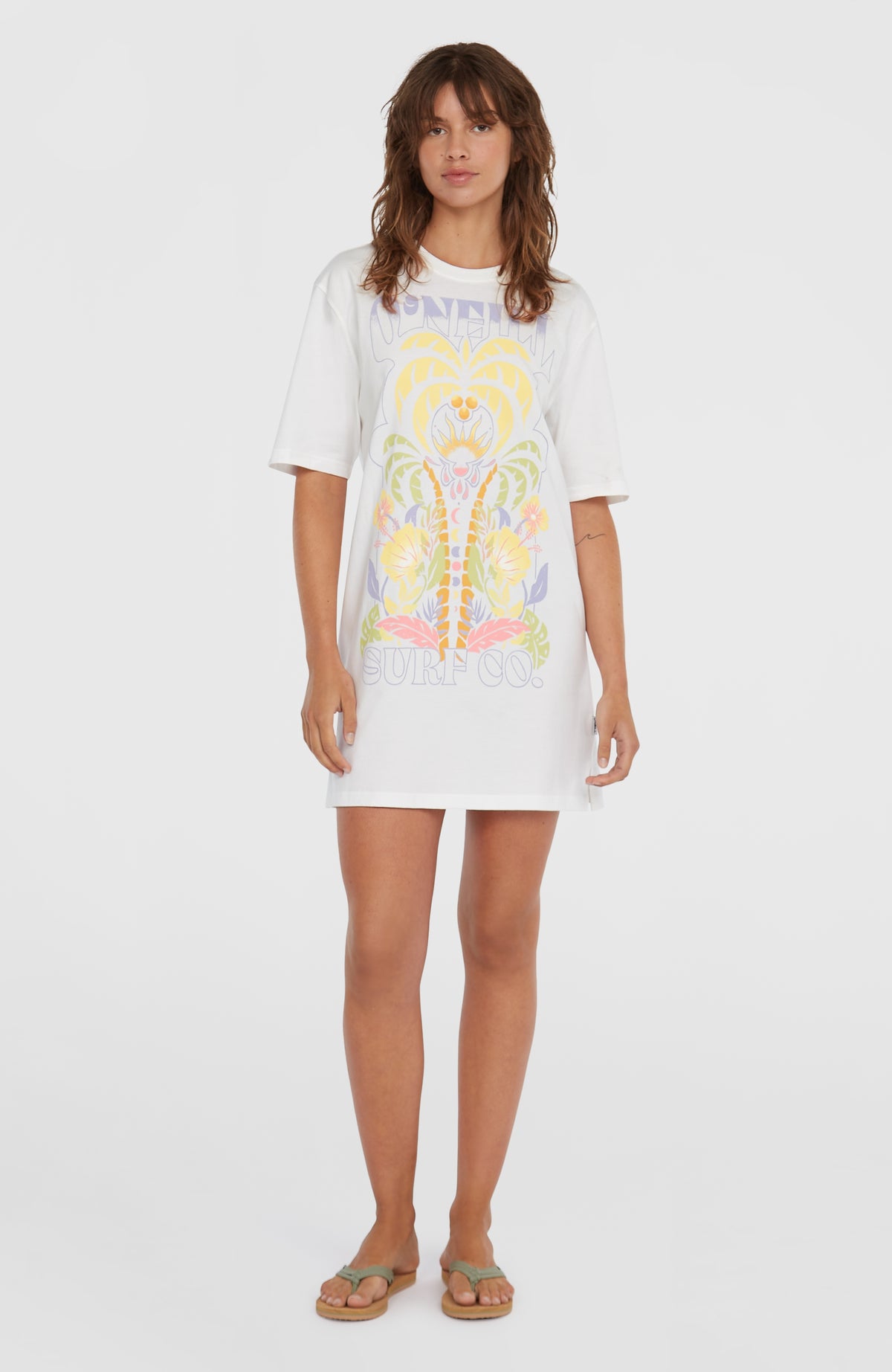 Beach Vintage Tee Dress | Snow White