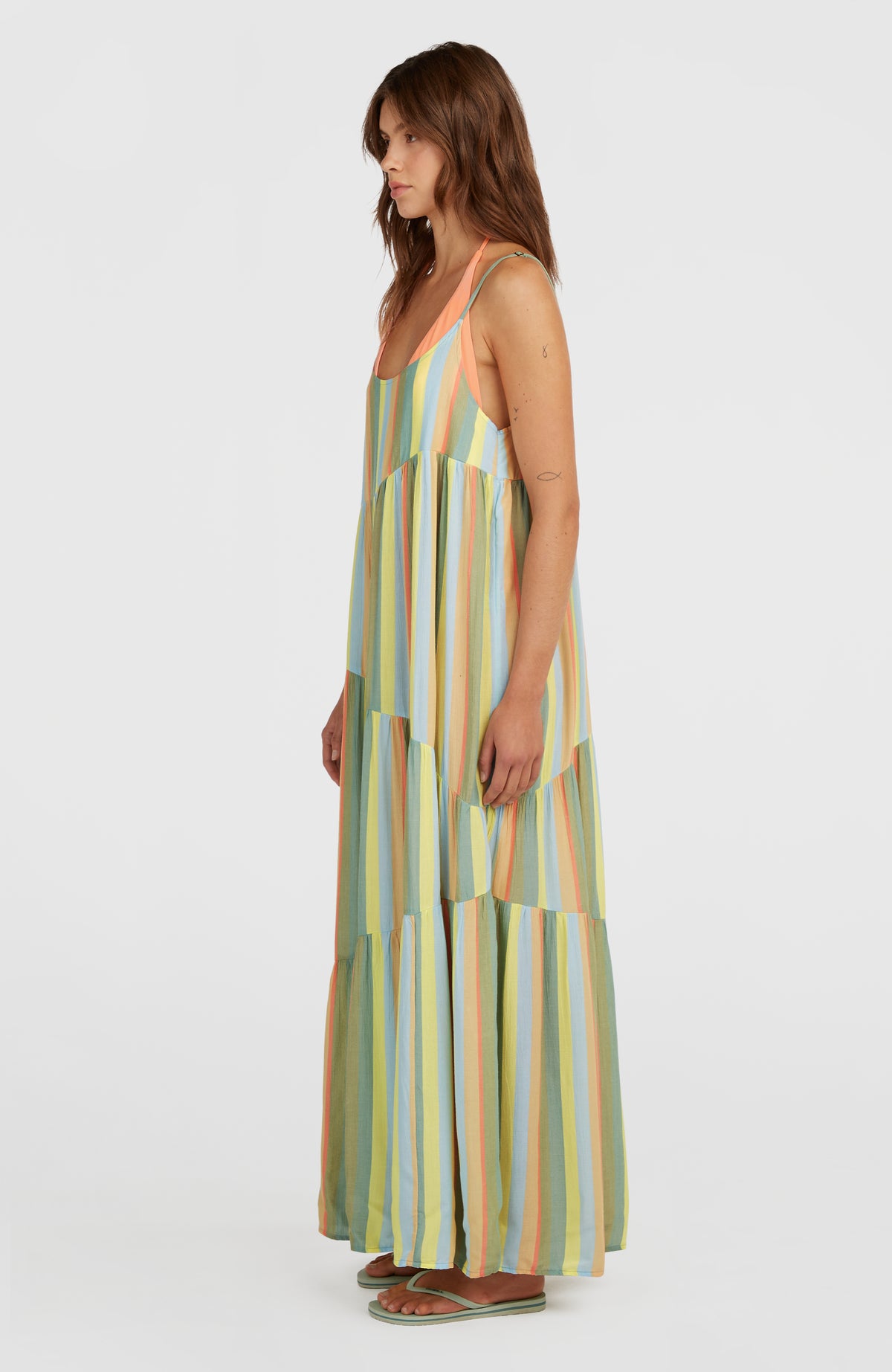 Devyn Maxi Dress | Multi Must Haves Stripe