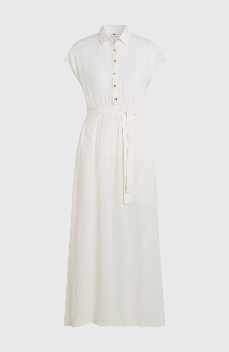 Lori Maxi Shirt Dress | Snow White