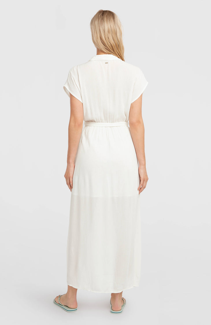 Lori Maxi Shirt Dress | Snow White