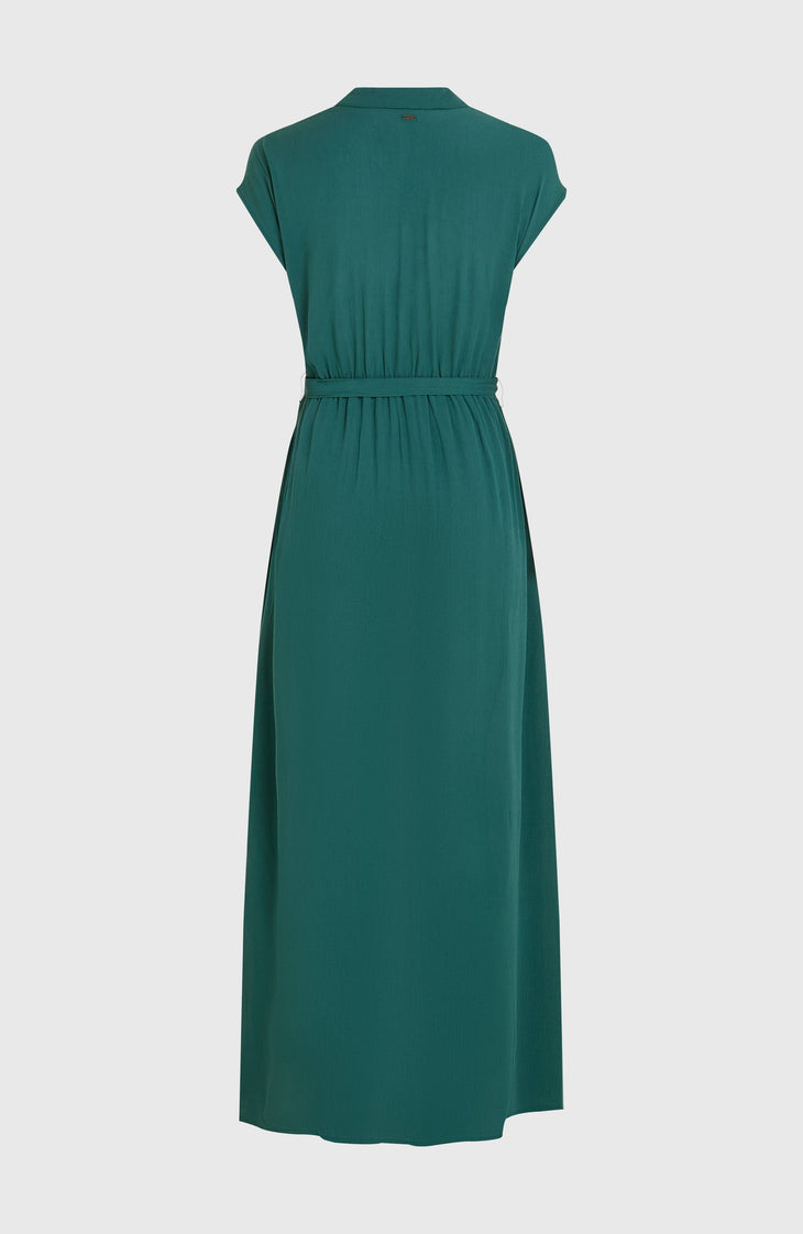 Lori Maxi Shirt Dress | Botanical Heat