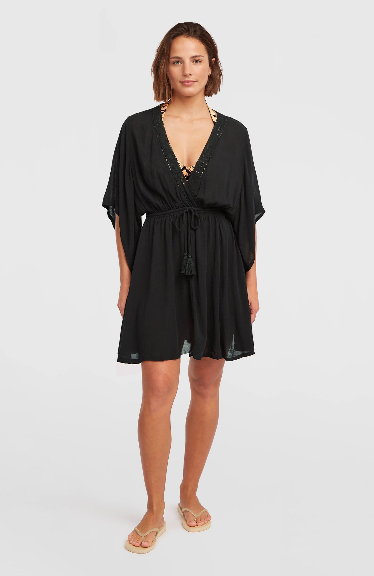 Essentials Tokeena Cover Up Dress | Black Out