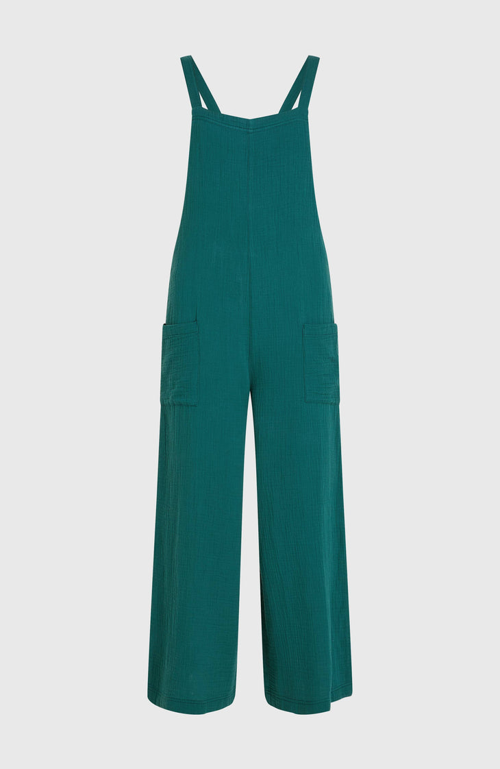 Brenda Structured Dungaree | Botanical Heat