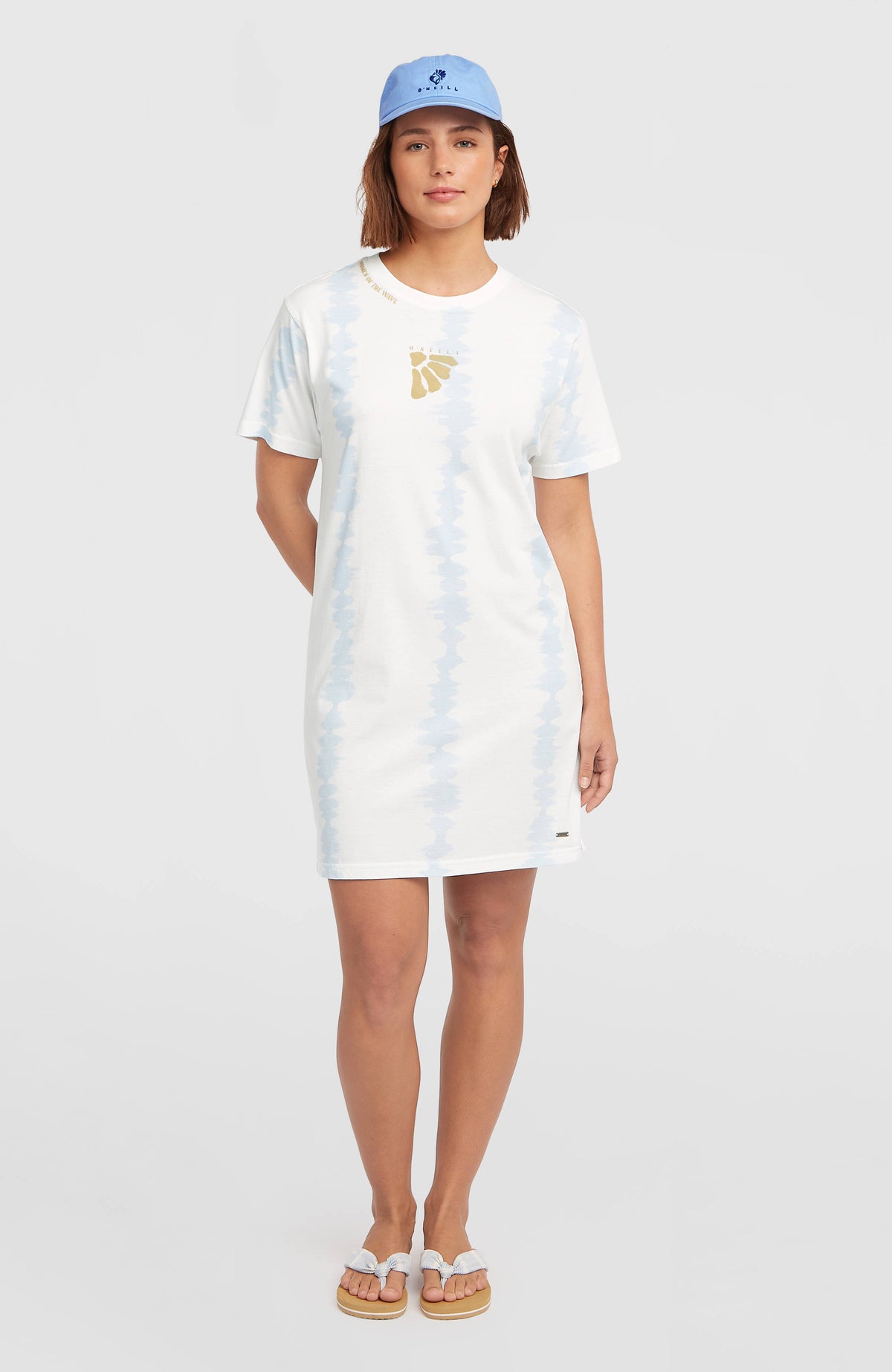 Women of the Wave T-Shirt Dress | White TDTee