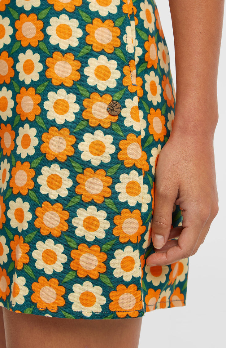 O'Riginals Playsuit | Green Retro Flower