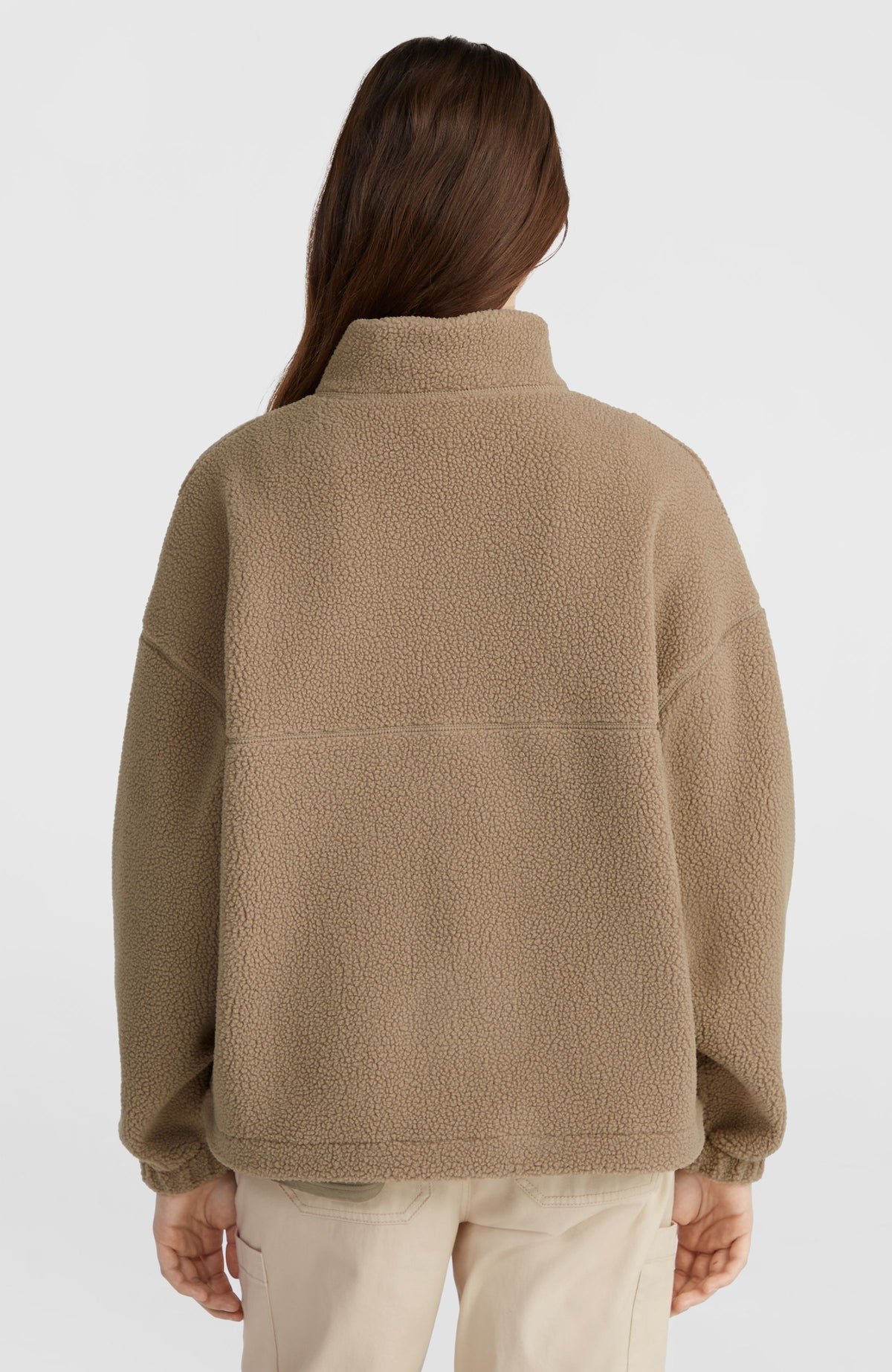 High-Pile Full-Zip Fleece | Concrete