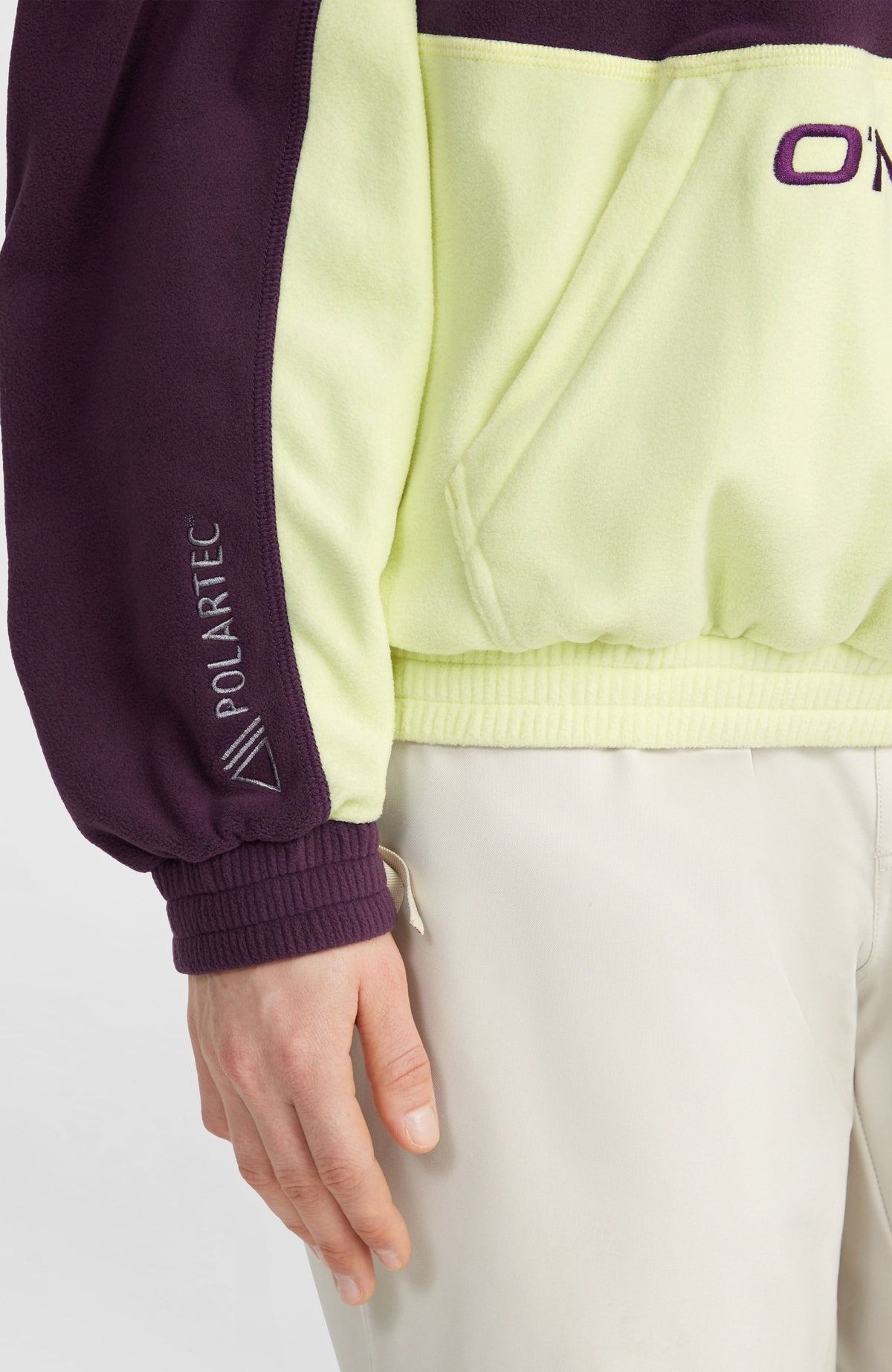 O'Riginals Polartec® 100 Half-Zip Fleece | Aubergine Colour Block