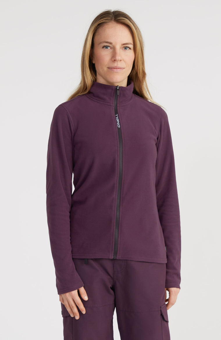 Jack's Polartec® 100 Full-Zip Fleece | Aubergine Jack's Polartec® 100 Full-Zip Fleece | Aubergine