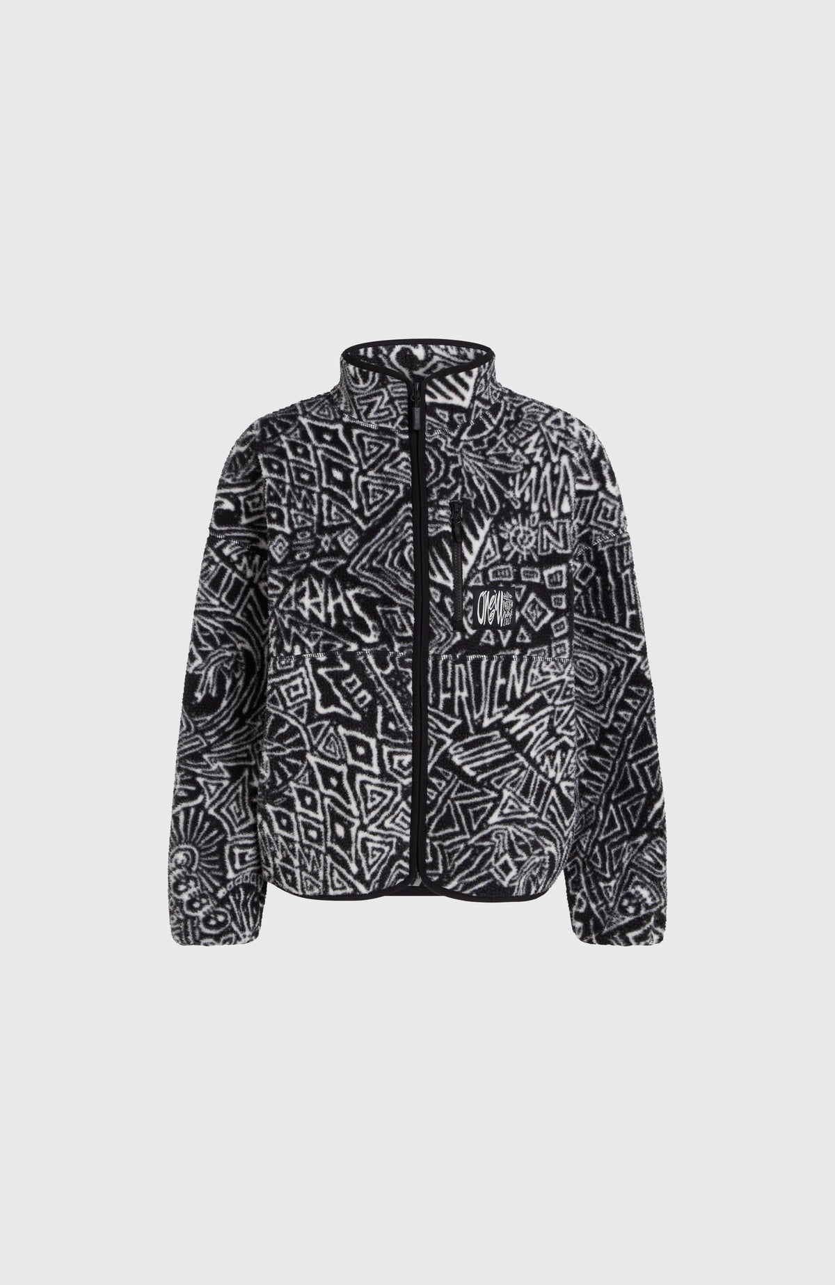 Surf Heroes High-Pile Fleece | White/Black Sketcheritage