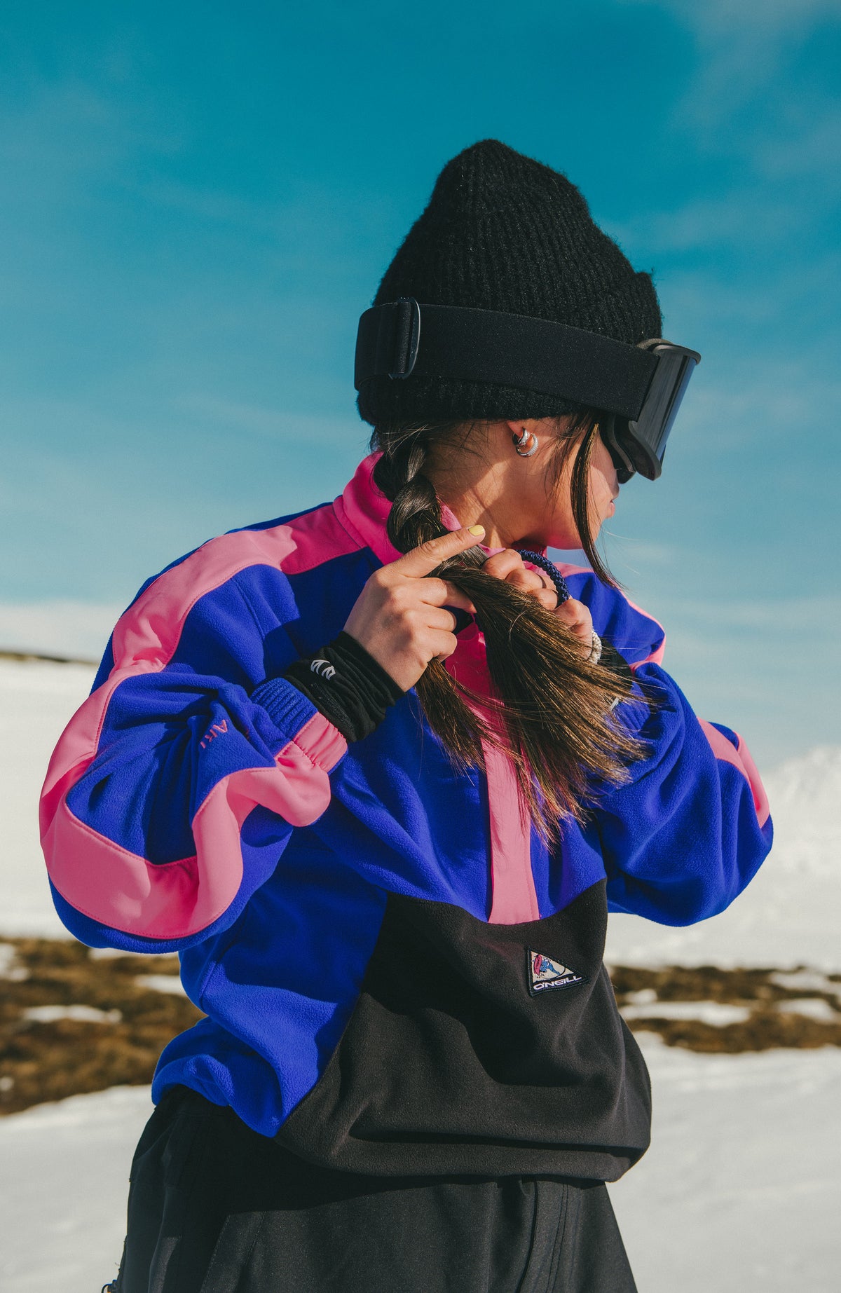 FWC'Play Polartec® High-Zip Fleece | Active Blue Colour Block