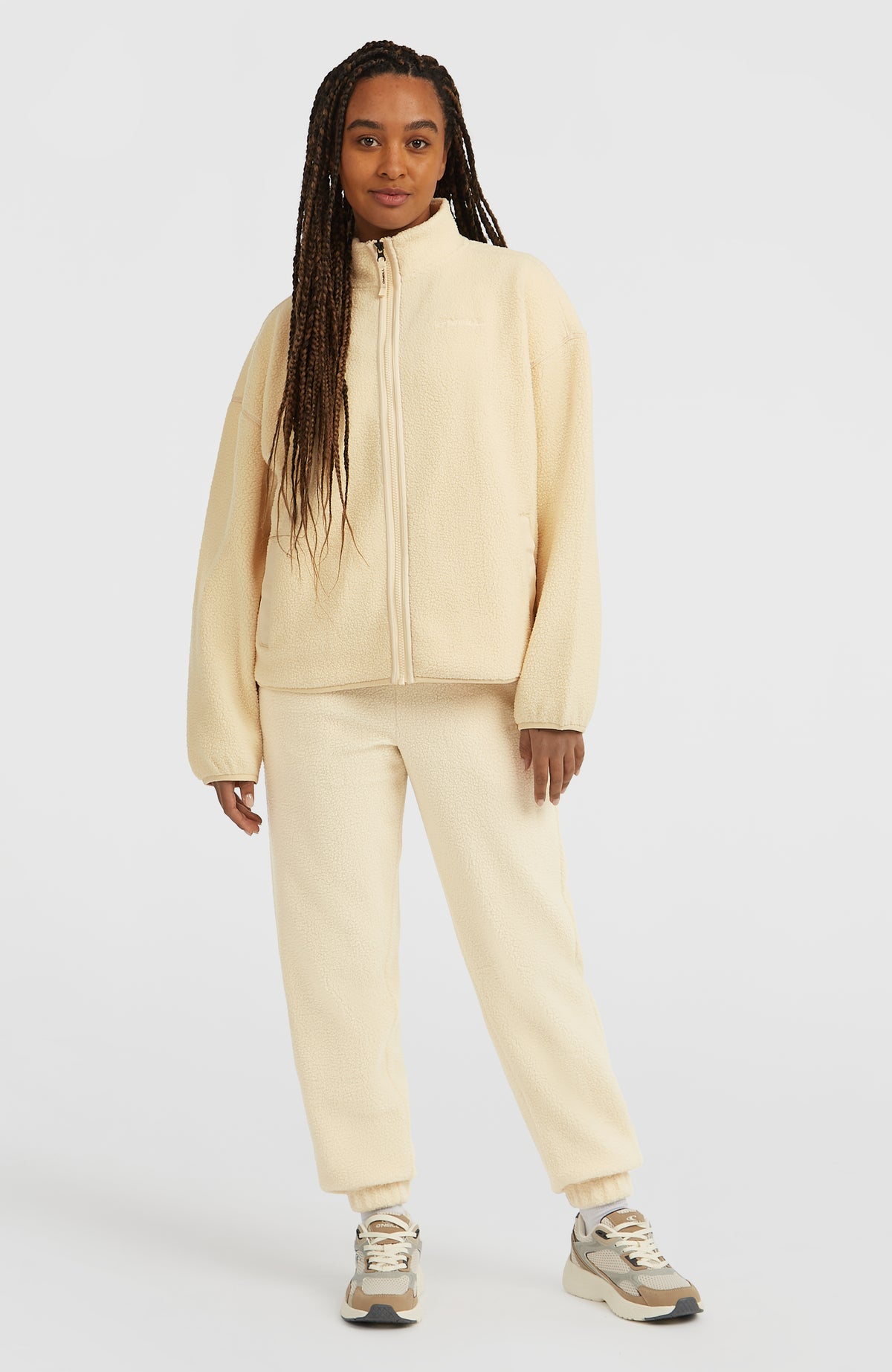 Must-Have High-Pile Full-Zip Fleece | Macaron