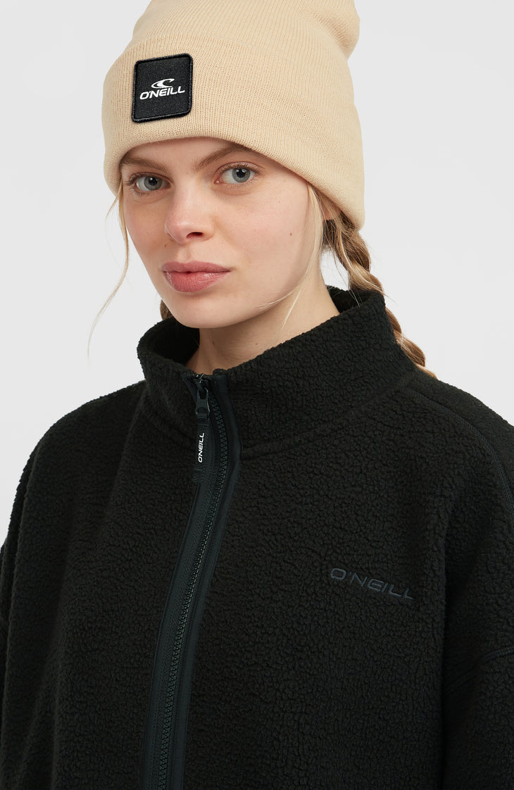 Must-Have High-Pile Full-Zip Fleece | Black Out