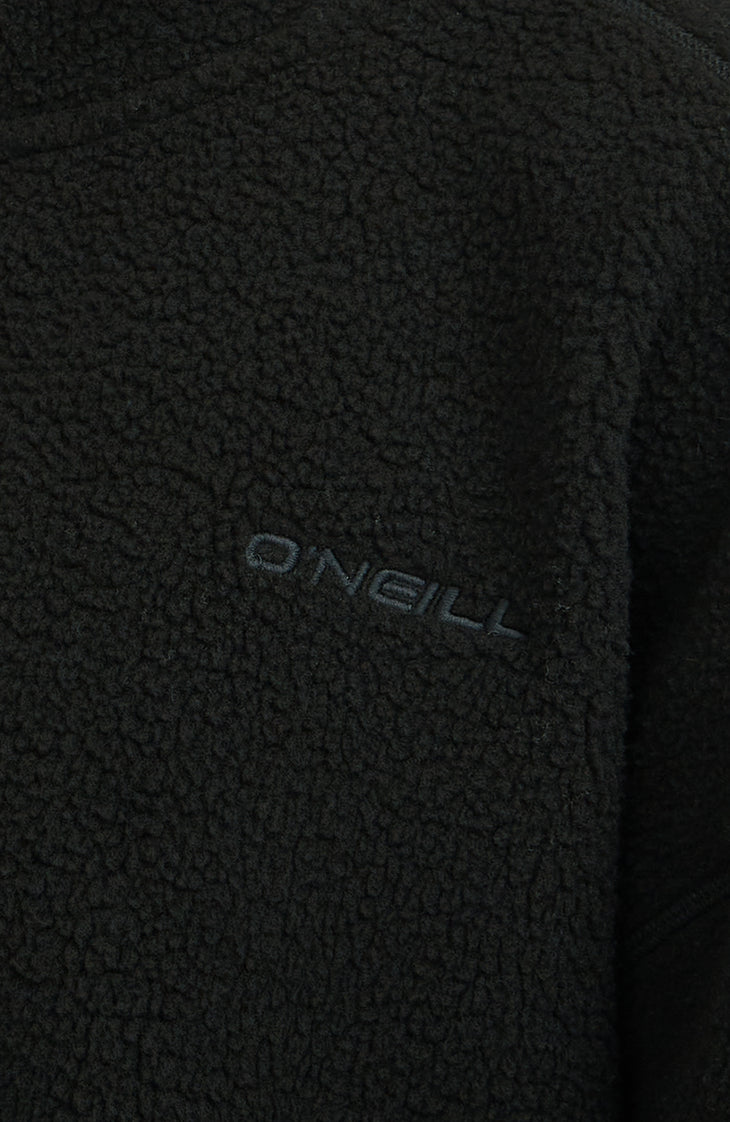 Must-Have High-Pile Full-Zip Fleece | Black Out