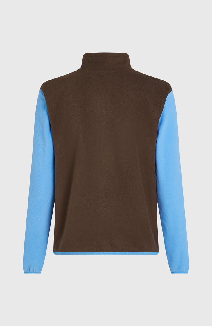 FWC'Cruz Triple Polartec® Half-Zip Fleece | Blue Poppy Colour Block