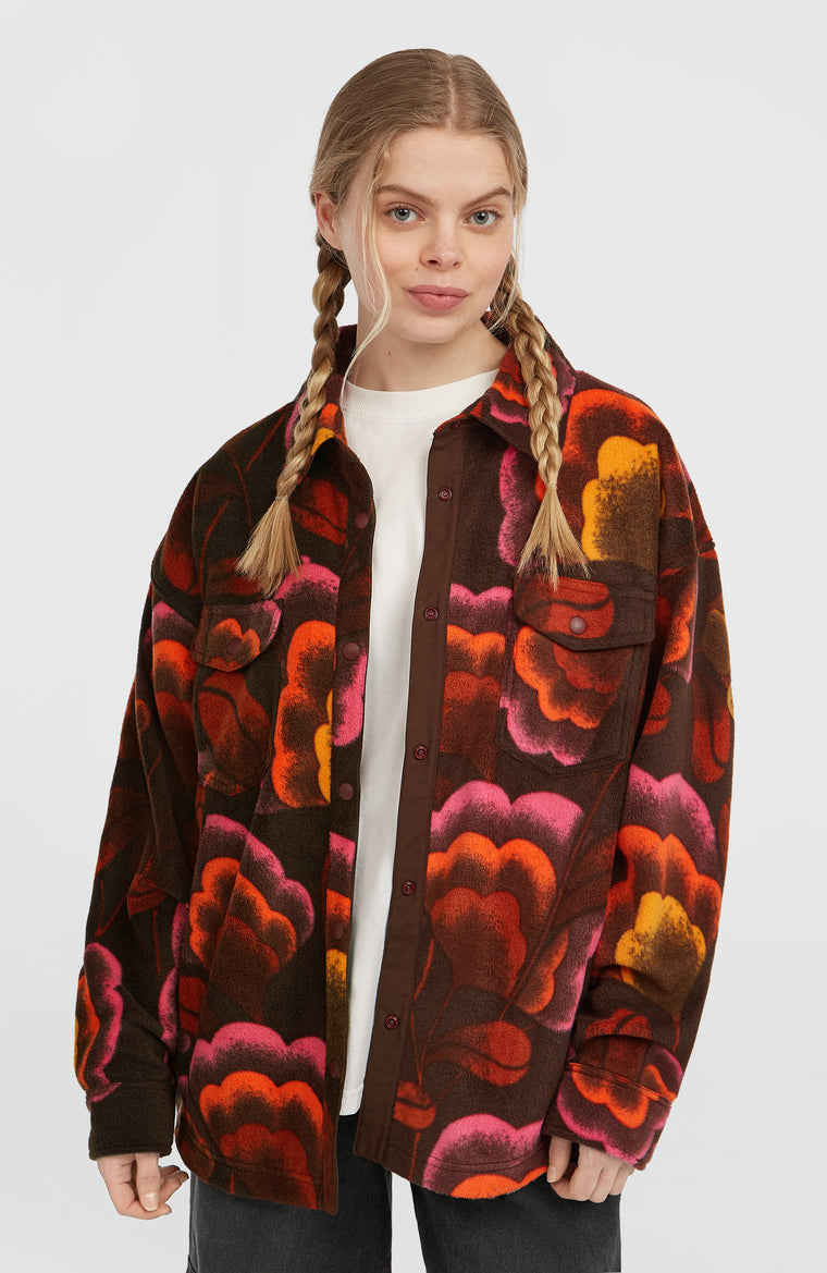 O'Riginals Superfleece Shirt | Brown Originals Flower O'Riginals Superfleece Shirt | Brown Originals Flower