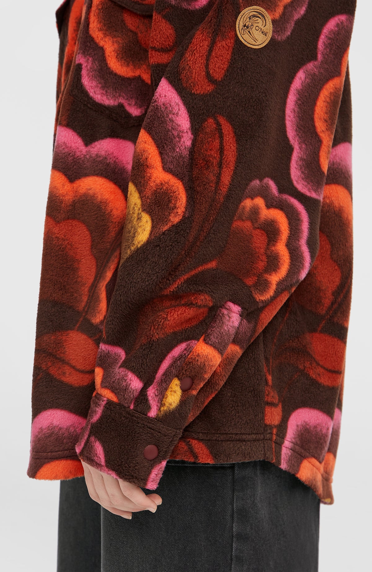 O'Riginals Superfleece Shirt | Brown Originals Flower