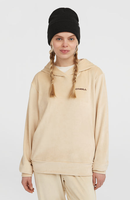 FWC'Cruz Velour Hoodie | Macaron