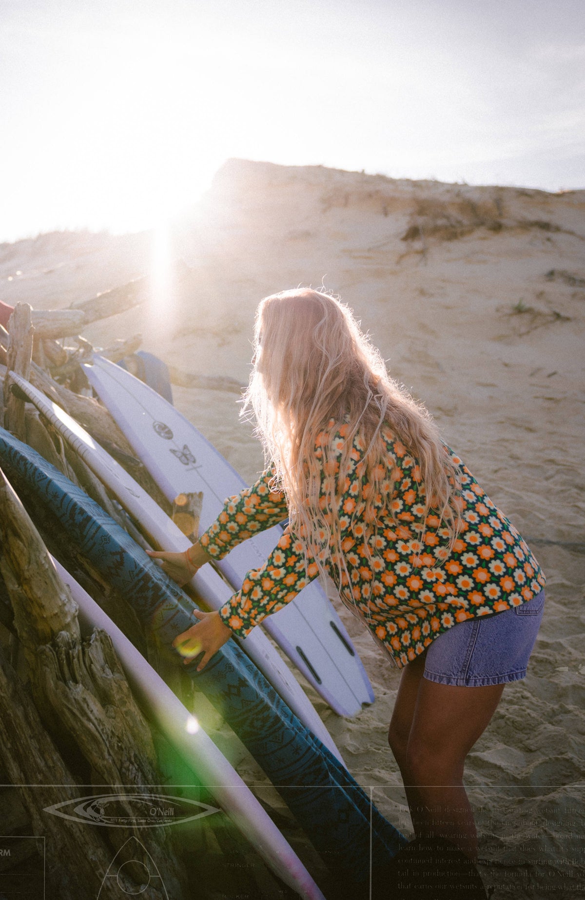 O'Riginals Superfleece Shirt | Green Retro Flower