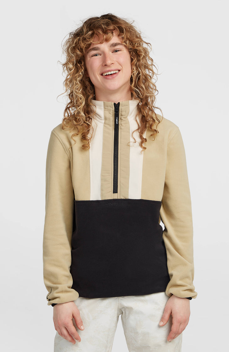 FWC'Cruz Triple Polartec® Half-Zip Fleece | Olive Blush Colour Block