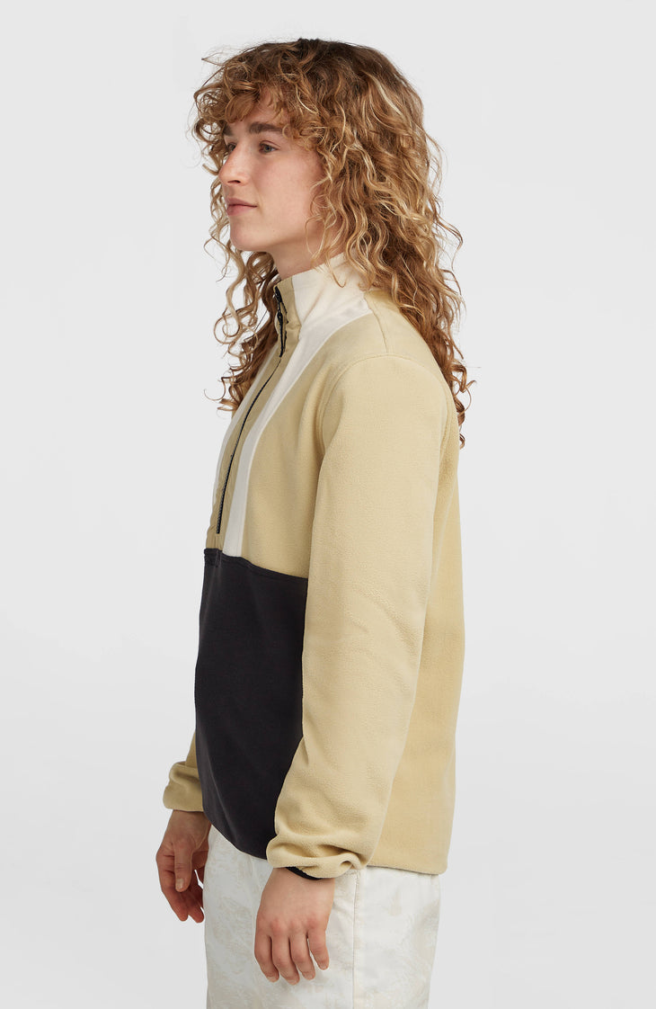 FWC'Cruz Triple Polartec® Half-Zip Fleece | Olive Blush Colour Block