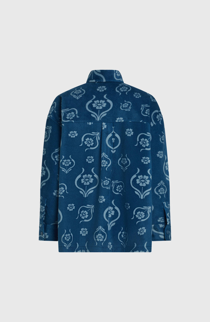 O'Riginals Superfleece Shirt | Blue Artdeco Floral