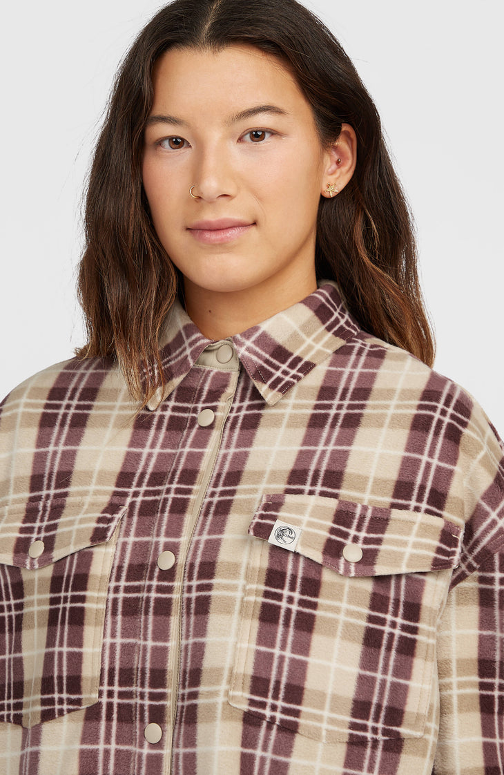 O'Riginals Superfleece Shirt | Beige Check Flannel