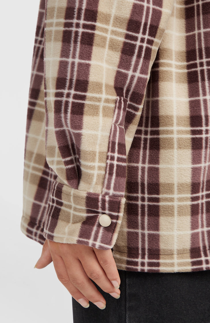 O'Riginals Superfleece Shirt | Beige Check Flannel