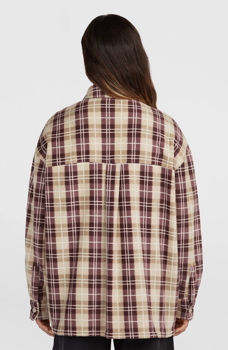 O'Riginals Superfleece Shirt | Beige Check Flannel