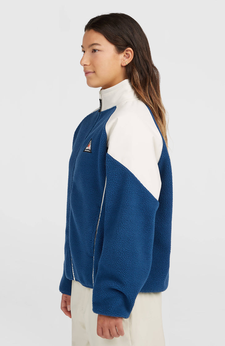 FWC'Play Full-Zip Hyperfleece | Linen White Colour Block