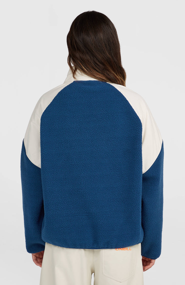 FWC'Play Full-Zip Hyperfleece | Linen White Colour Block