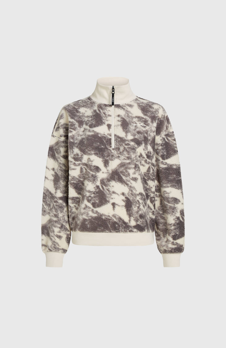 Must-Have Half-Zip Fleece | Grey Mountain Landscape