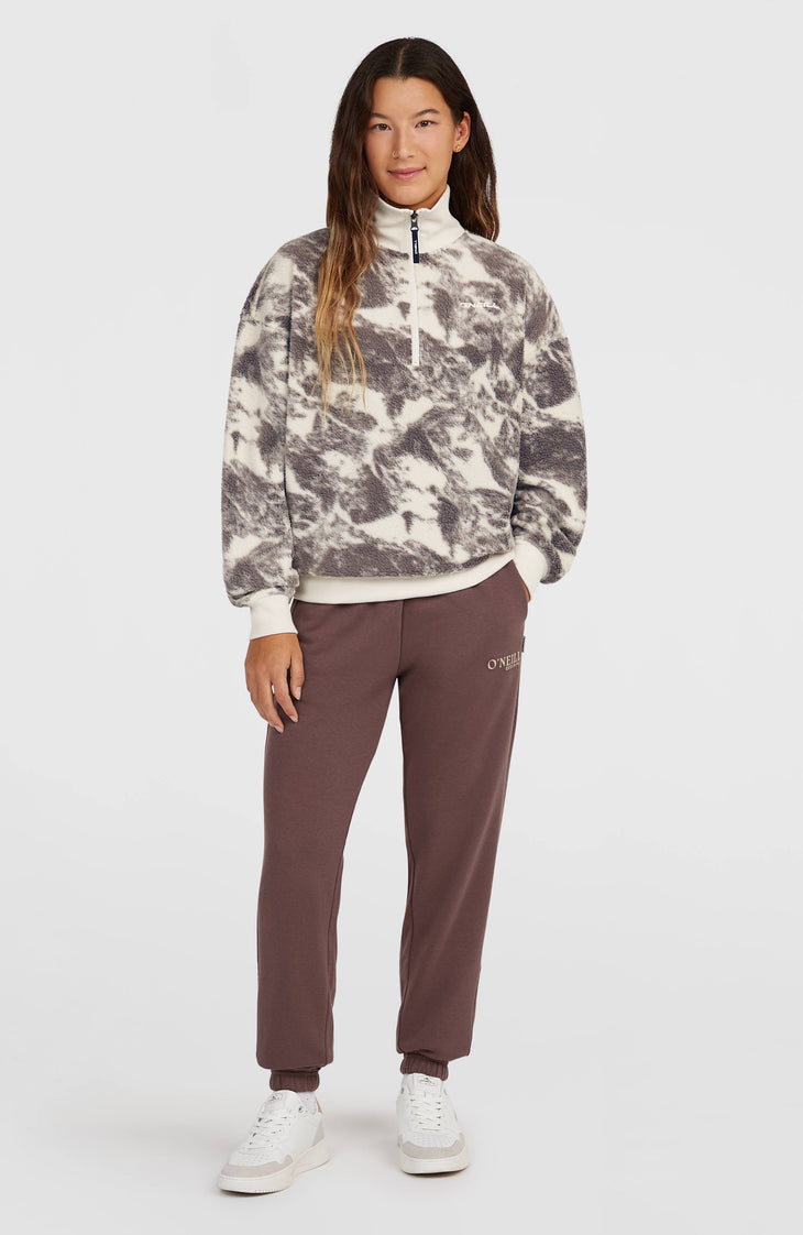 Must-Have Half-Zip Fleece | Grey Mountain Landscape
