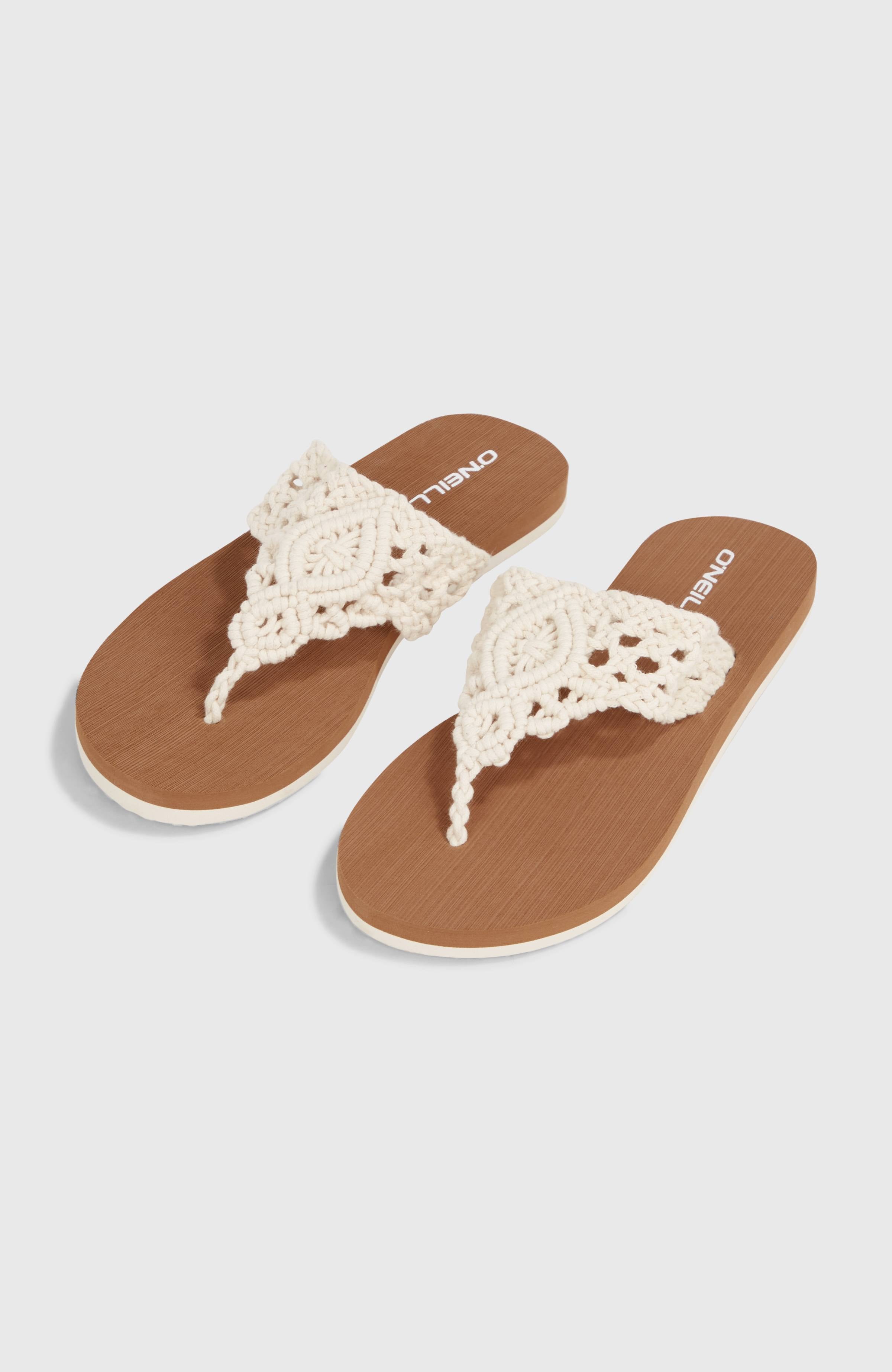 Ditsy Crochet Sandals | Snow White – O'Neill