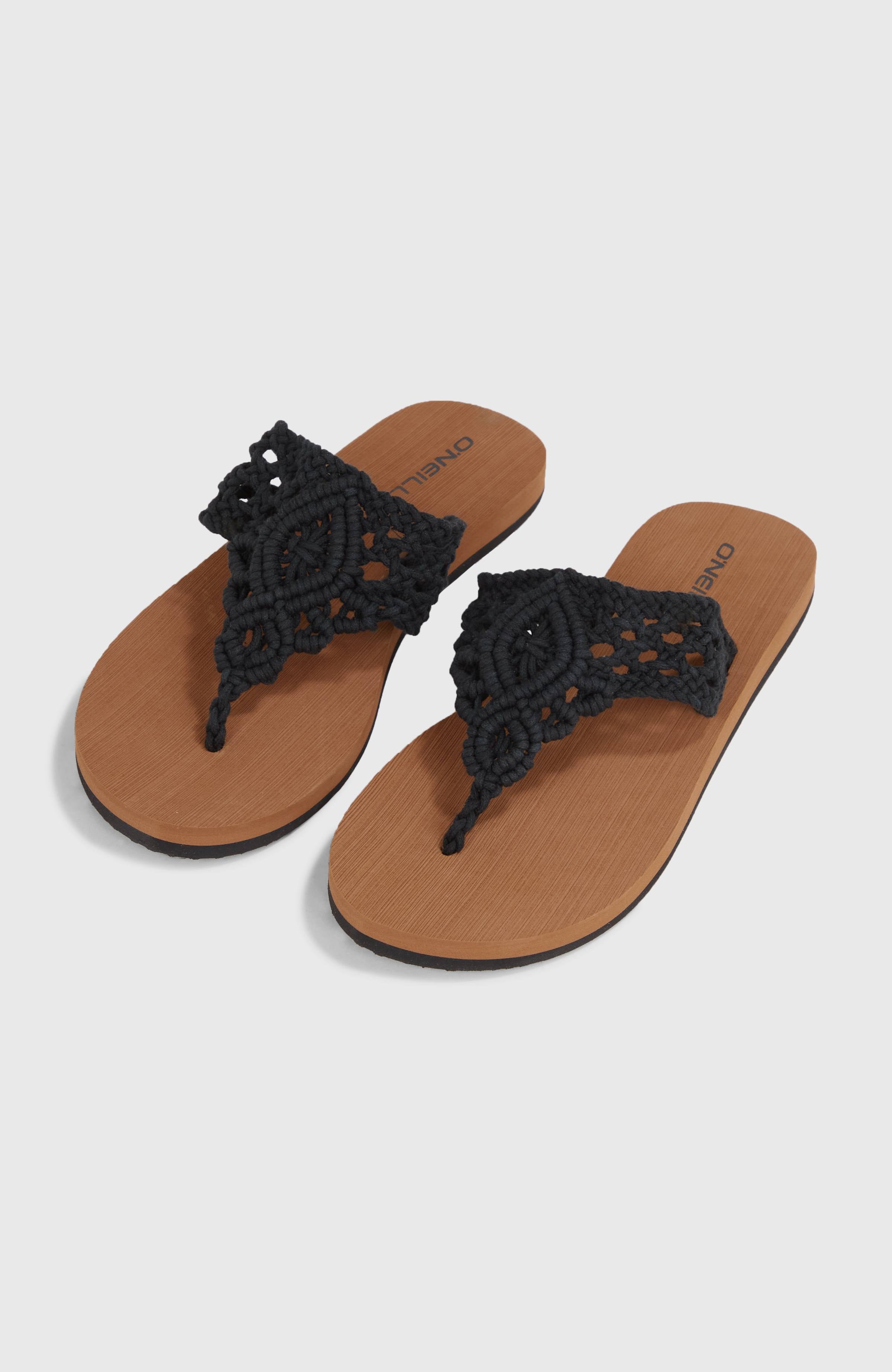Ditsy Crochet Sandals | Black Out – O'Neill