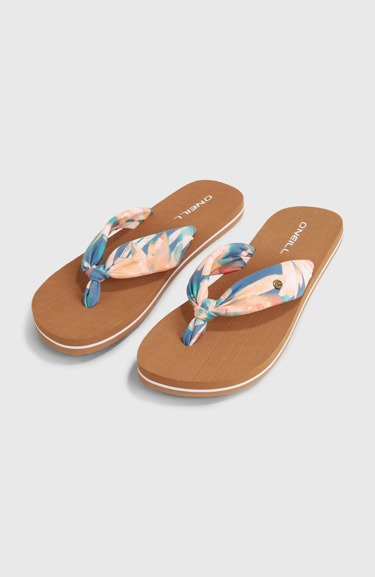 Ditsy Sun Sandals | Blue Painted Tropics Ditsy Sun Sandals | Blue Painted Tropics