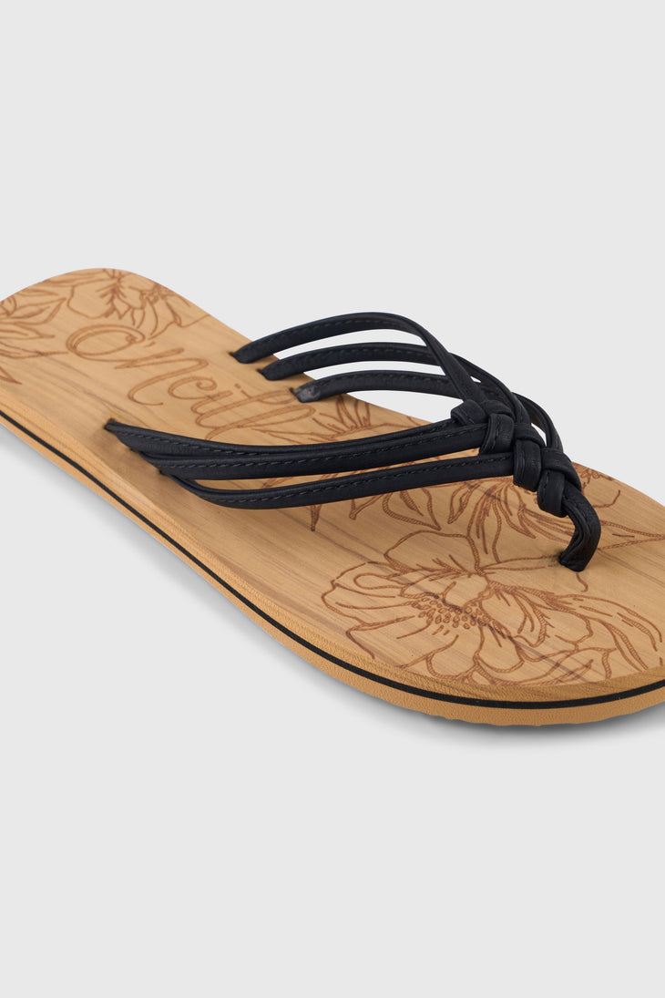 Ditsy Sandals | Black Out