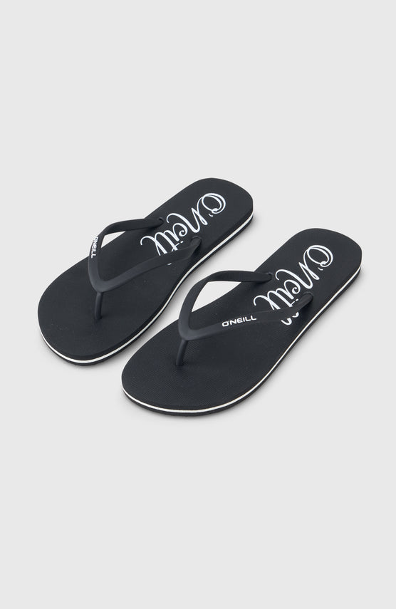 Profile Logo Sandals | Black Out