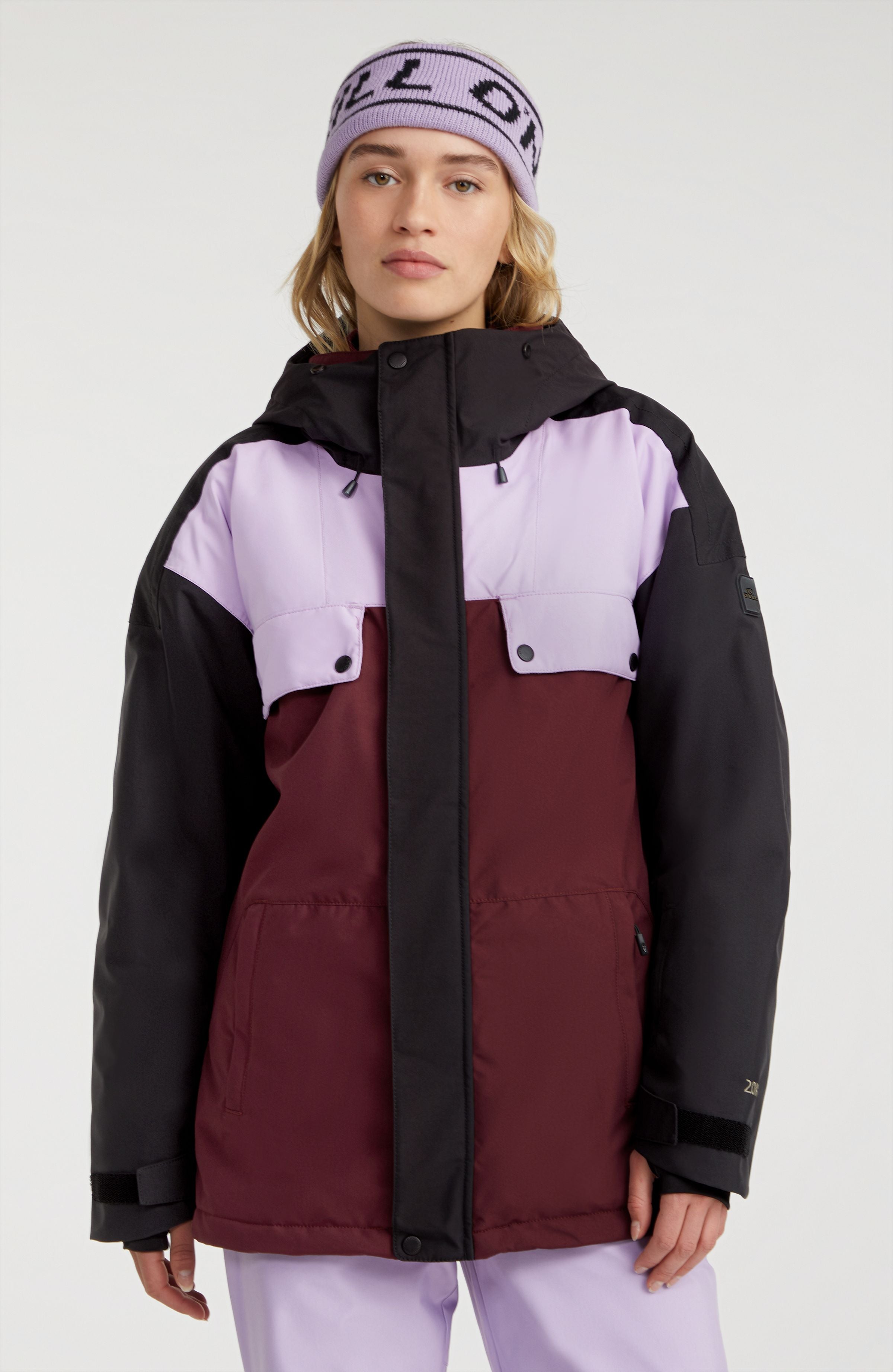 O Riginals Snow Jacket Black Out Colour Block