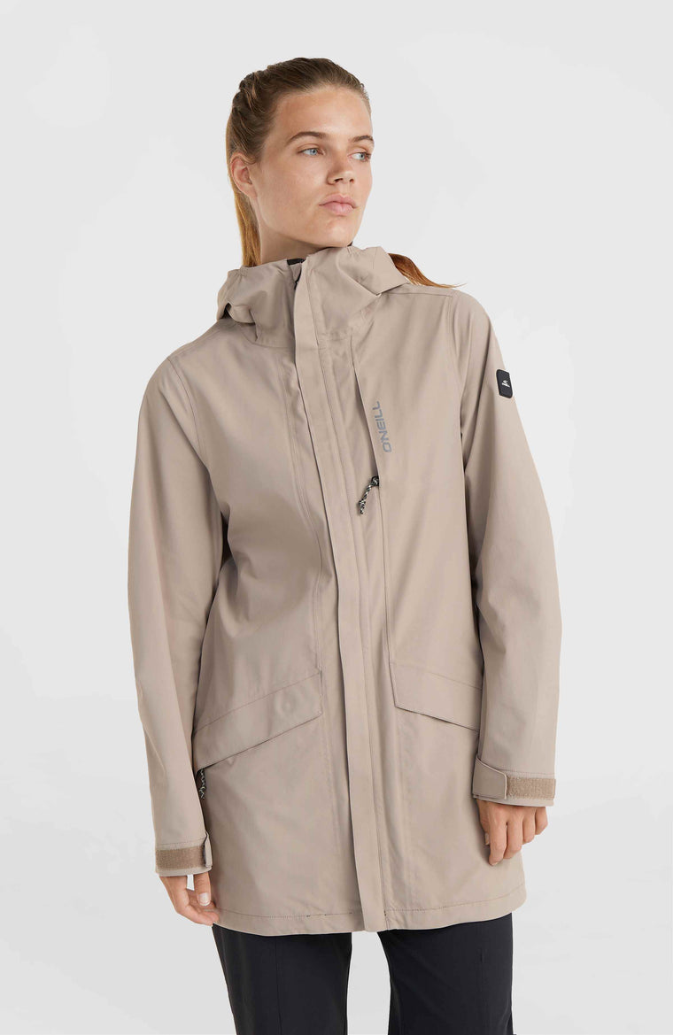 O'Neill TRVLR Series Rain Jacket 10K/10K | Pumpkin Smoke O'Neill TRVLR Series Rain Jacket 10K/10K | Pumpkin Smoke