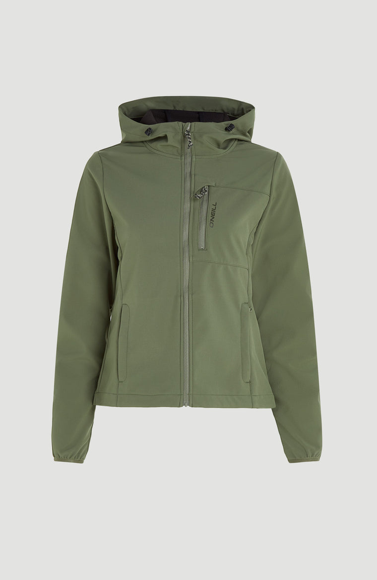 O'Neill TRVLR Series Softshell Jacket | Deep Lichen Green O'Neill TRVLR Series Softshell Jacket | Deep Lichen Green